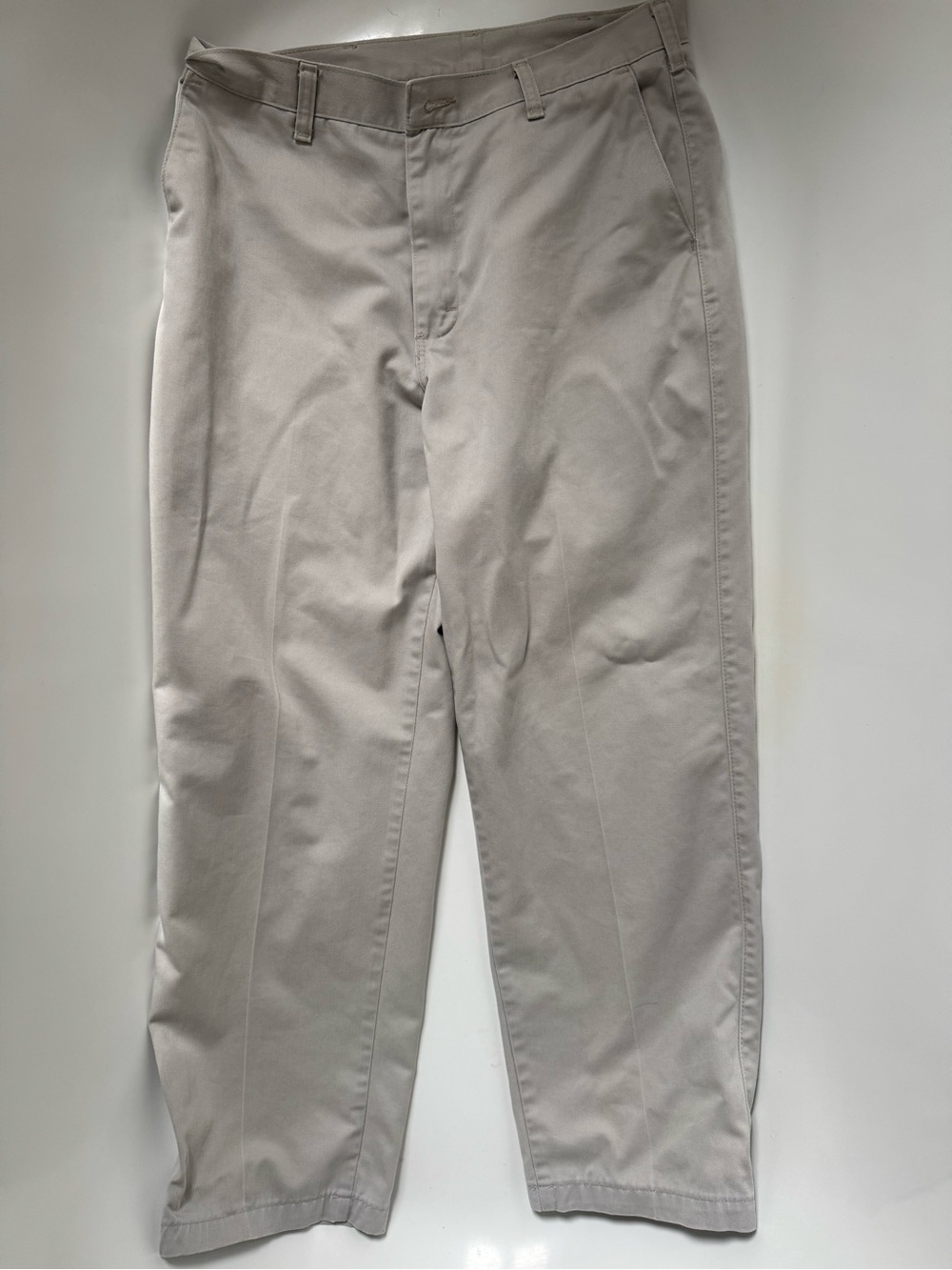 Lee Men's Light Gray Casual Chinos